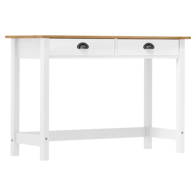 Gossi masa consola hill cu 2 sertare, 110x45x74 cm, lemn masiv pin foto