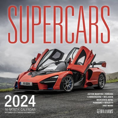 Supercars 2024: 16-Month Calendar - September 2023 Through December 2024 foto