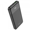 Baterie Externa HOCO J102, 10000mAh, 20W, QC + PD, 1 x USB-A - 1 x USB-C, Neagra