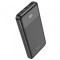 Baterie Externa HOCO J102, 10000mAh, 20W, QC + PD, 1 x USB-A - 1 x USB-C, Neagra