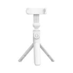 Selfie Stick Tripod cu Telecomanda Wireless SSTR-12, Alb , Suport 3 in 1 pentru Poze si Video