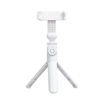 Selfie Stick Tripod cu Telecomanda Wireless SSTR-12, Alb , Suport 3 in 1 pentru Poze si Video foto