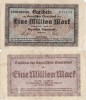 1923 (1 VIII), 1.000.000 mark (Gra:BAY.218b) - Germania (M&uuml;nchen)!