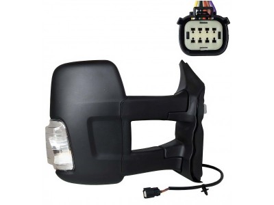 Oglinda usa exterioara FORD TRANSIT/TOURNEO, 10.2019-, partea stanga, View Max, reglare electrica; texturat; cu incalzire; lung; sticla convexa; stic foto
