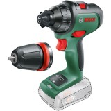 Masina de gaurit si insurubat pe acumulator Bosch AdvancedDrill 06039B5009, 18 V, 1350 RPM, 42 Nm cuplu maxim, 35 mm diametru maxim gaurire, adaptor m