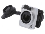 Adaptor DUALSLIM Cat 5e Ecranat 8p8c 19x24mm