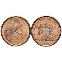 Trinidad and Tobago 2012 - 5 cents, circulata