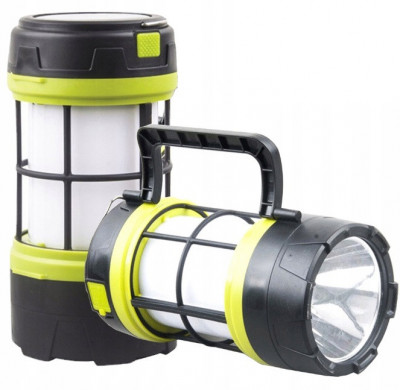Lanterna LED Mare Tip Felinar, Cu Acumulator Si Incarcare Solara foto
