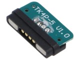 Conector EDAC 4 pini Pogo, tată, cod 686K0412P50125E