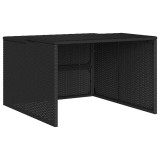 Cumpara ieftin Garaj pentru masina de tuns iarba negru 86x90x52/57cm poliratan