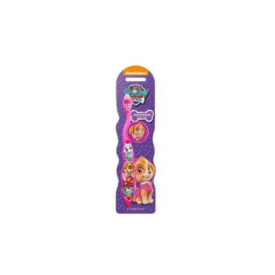 Periuta de dinti cu capac, Paw Patrol, Fetite, Roz foto