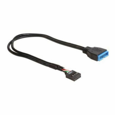 USB Cable DELOCK 83281 30 cm Black foto