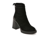 Botine ALDO negre, 70010, din piele intoarsa