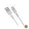 Cablu Date si Incarcare USB-A - USB-C Borofone BX16 18W 1m Alb