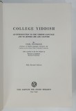 COLLEDGE YIDDISH by URIEL WEINREICH , 1984, PREZINTA URME DE UZURA