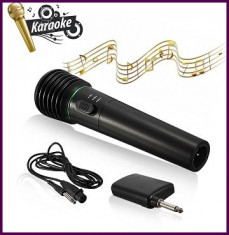 Microfon Wireless Karaoke 60 dB foto