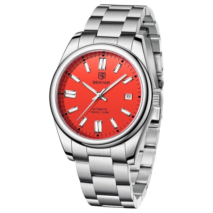 BENYAR BY-5185 Ceas Automatic Mecanic Barbati , Luxury Sport, Otel Inoxidabil, 10Bar, Calendar Complet