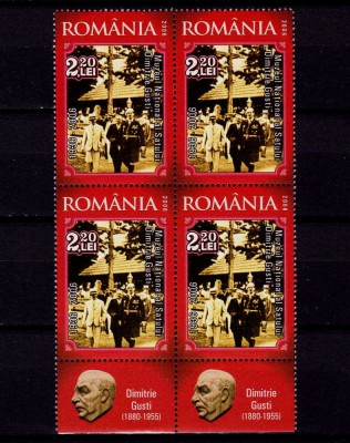 RO 2006 LP1721 &amp;quot;Muzeul Satului Dimitrie Gusti/Regele Carol II&amp;quot;,bloc 4+2 tabs,MNH foto