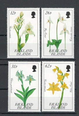 Falkland Islands 1991 Mi 534/37 MNH, nestampilat - Flori foto
