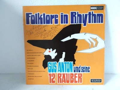 Gus Anton Und Seine 12 R&amp;auml;uber &amp;ndash; Folklore In Rhythm, disc vinil - Folk, World, &amp;amp; Country, Germania 1971 foto