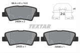 Set placute frana TEXTAR 2493401