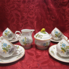 SET PORTELAN VILLEROY&BOCH LOUISIANA CESTI CAFEA CU FARFURII LETIERA ZAHARNITA