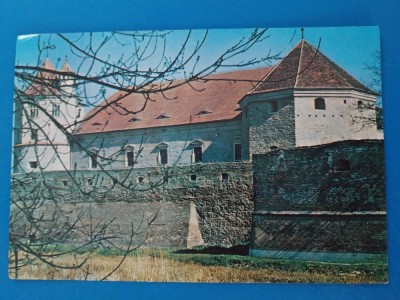 CPIB 23343 CARTE POSTALA - CETATEA FAGARASULUI, CIRCULATA, STAMPILA, TIMBRU foto