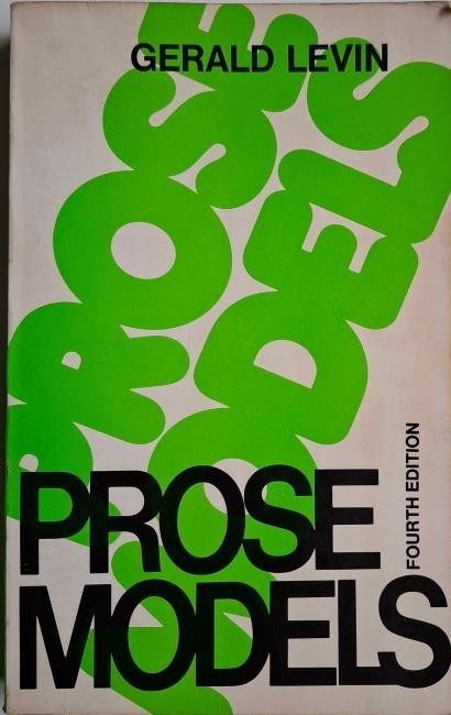 Prose Models &ndash; Gerald Levin