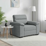 vidaXL Canapea Scaun Gri deschis 100x81x84 cm Tesatura 4105287