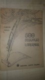500 debuturi literare. Istoria debutului scolar al scriitorilor romani- Tudor Opris