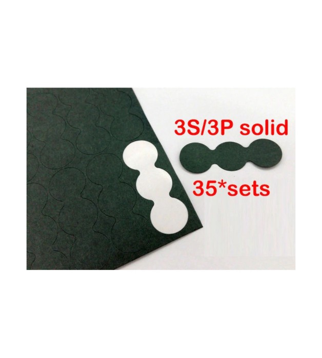 18650 3S/3P Hartie de izolare Garnitura Pachet de baterii Celula Adeziv izolant Patch Tampoane de izolare-Tip SOLID