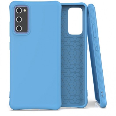 Husa TPU OEM Soft Color pentru Samsung Galaxy S20 FE 5G, Bleu foto