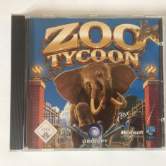 *Joc PC CD-ROM ZOO Tycoon, Ubisoft, Microsoft (germana)