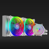 CPU Cooler Aquarius 240 AIO White ARGB, AQIRYS