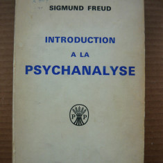 SIGMUND FREUD - INTRODUCTION A LA PSYCHANALYSE - 1966