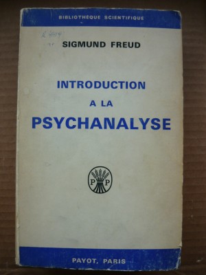 SIGMUND FREUD - INTRODUCTION A LA PSYCHANALYSE - 1966 foto
