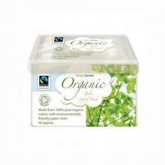 Betisoare urechi bebelusi din bumbac organic, Macdonald Taylor, 56 buc foto