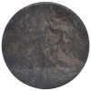 Blat de masa, negru, &Oslash;50x2,5 cm, marmura GartenMobel Dekor, vidaXL