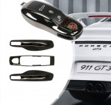 Carcasa Cheie Porsche Set 3 Buc Negru Metalizat, General