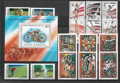 C3320 - lot timbre nestampilate Romania MNH foto