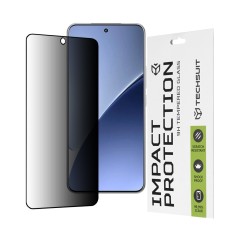 Folie sticla Xiaomi 15 Techsuit 111D Privacy Full??A Glue, negru foto