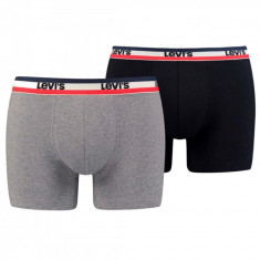 Boxerii Levi's Boxer 2 Pairs Briefs 37149-0202 negru