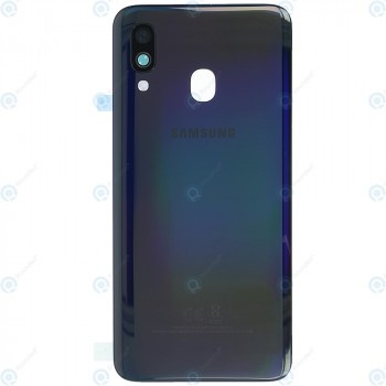 Samsung Galaxy A40 (SM-A405F) Capac baterie negru GH82-19406A foto