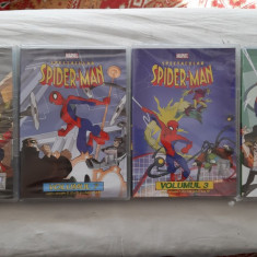 SPIDER-MAN SPECTACULAR MARVEL 4 DVD-URI SIGILATE .VOLUMUL 3,5,6,7