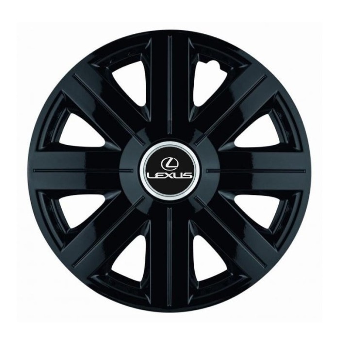 Set 4 Capace Roti, potrivite jantelor de R16, pentru Lexus, model Cosmos Negru