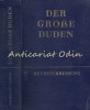 Duden Rechtschreibung: Ghid Ortografie Germană, Leipzig 1966, 931 Pagini, Carte Limba Germană