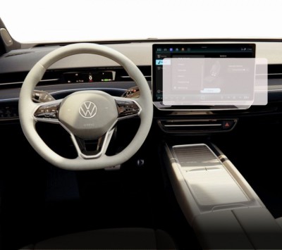 Folie Protectie Navigatie Volkswagen ID.7 2023+, Duragon, protectie Display Navigatie, silicon Transparent, Anti-zgarieturi, kit instalare foto