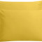 Set 2 huse perna din bumbac ranforce 100%, densitate 120 g/mp, Galben, 40/40cm