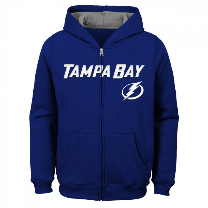 Tampa Bay Lightning hanorac cu glugă pentru copii Stated Full Zip Hoodie - Dětsk&eacute; XL (14 - 16 let)