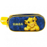 Penar 3D Lion King Simba Rest cu 2 compartimente, 22x9.5x8 cm, Karactermania